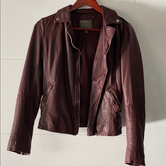 Muubaa distressed lambskin leather jacket - Picture 2 of 7